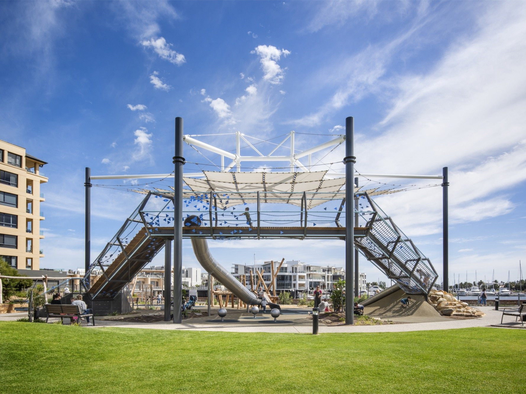 澳大利亚威格利保护区游乐场和健身中心丨JPE 设计工作室-2