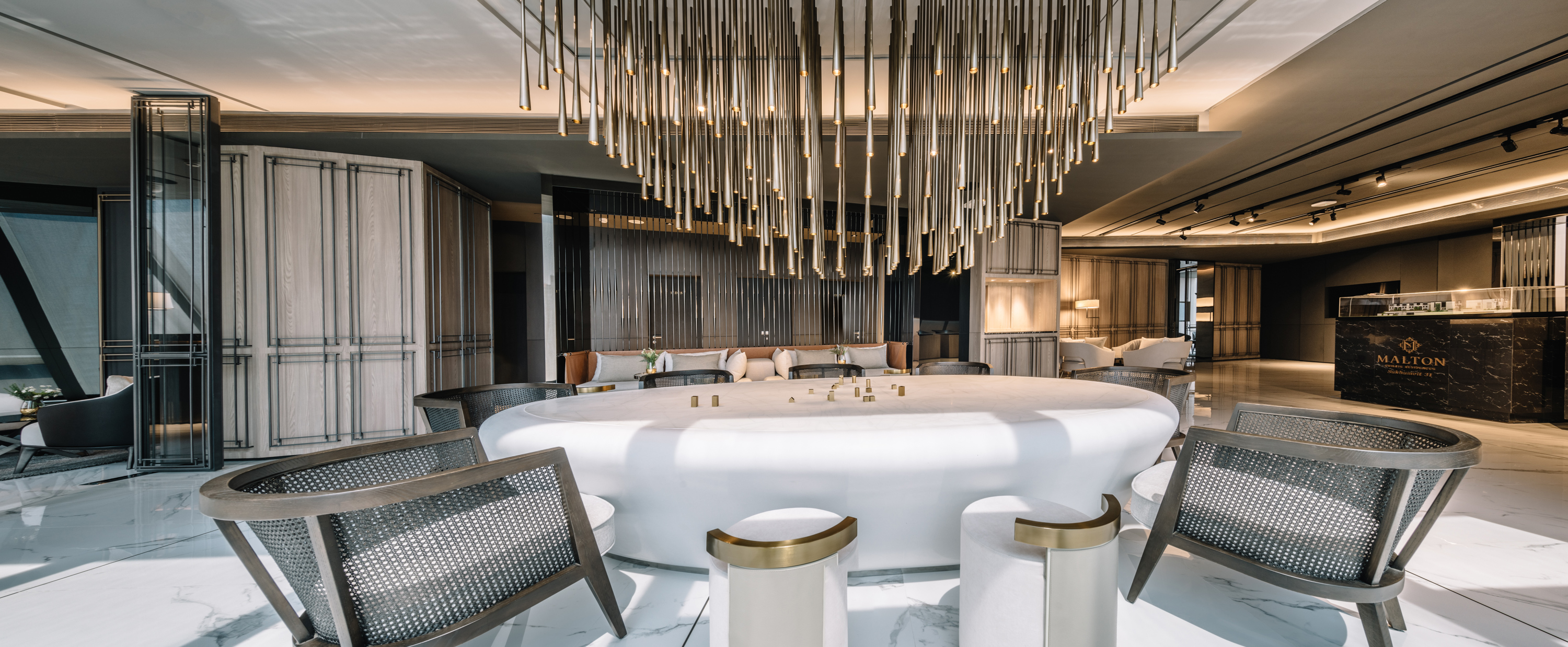 重塑品牌印象，奢华住宅项目展示空间设计-15