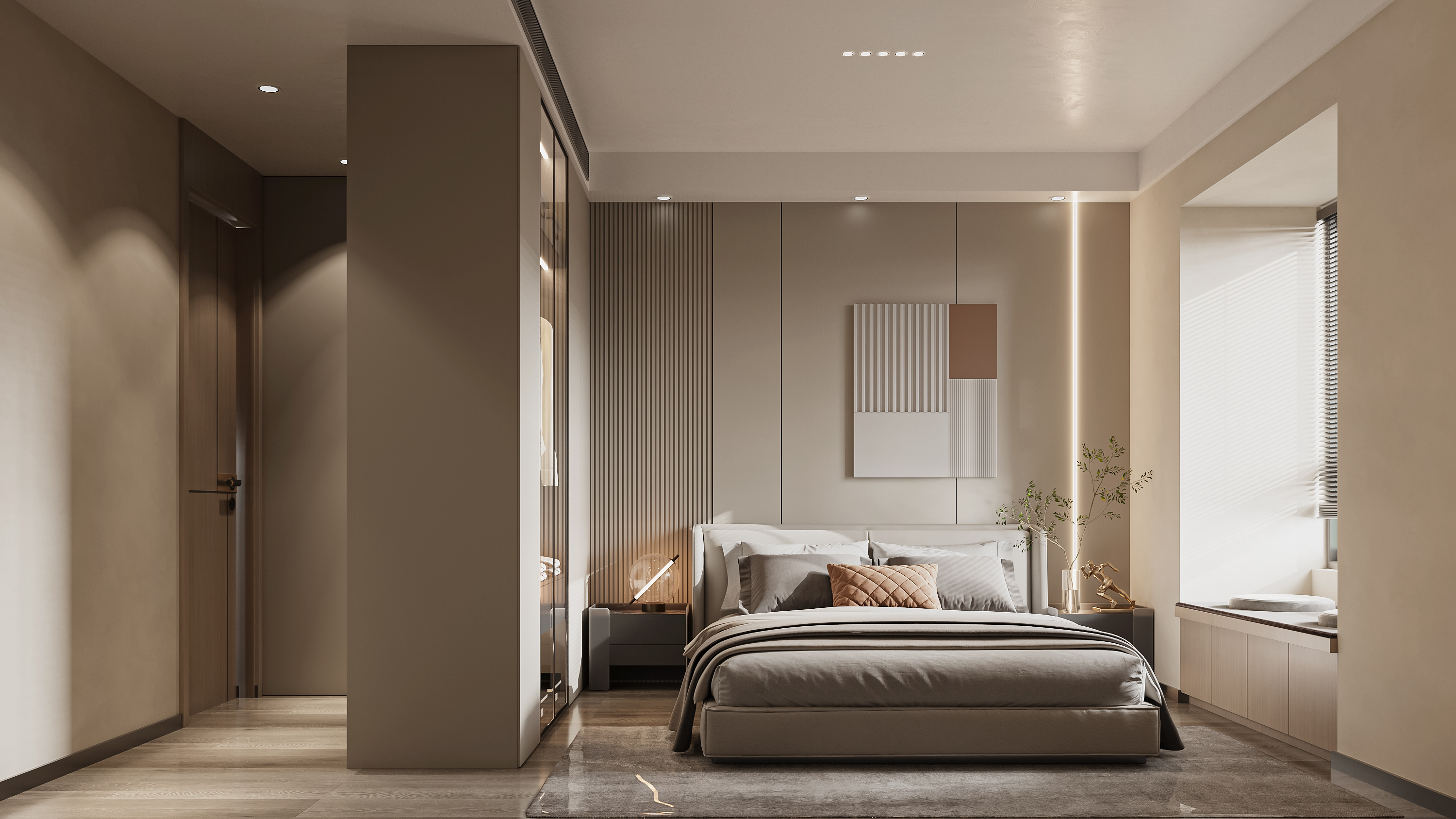 现代客餐厅效果图表现-2