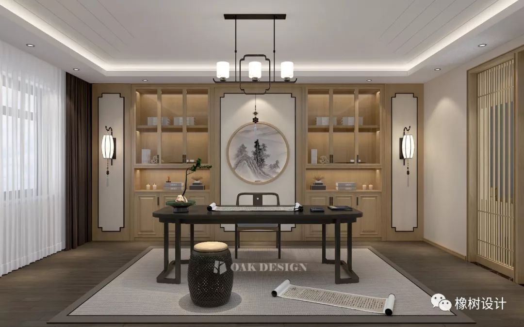 新中式风格的家，融合传统与现代的东方美学-36