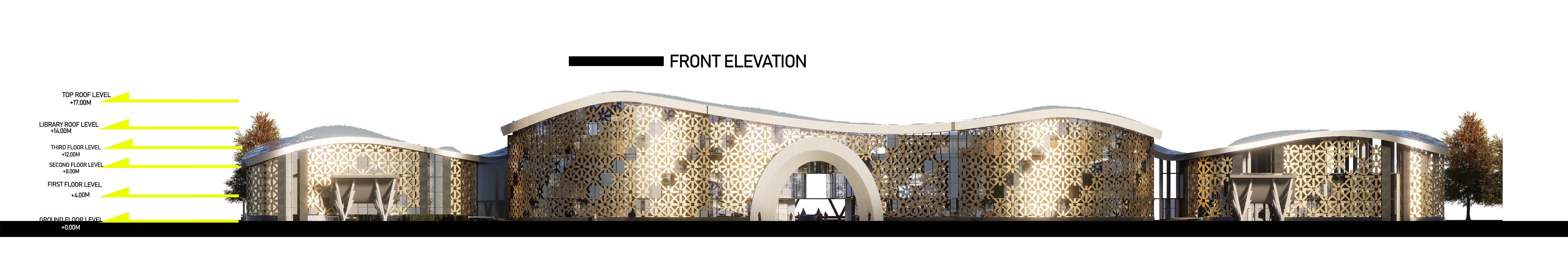 联邦技术职业培训学院历史博物馆学校项目丨埃塞俄比亚亚的斯亚贝巴丨建筑设计技术系 Henok Mesele-17