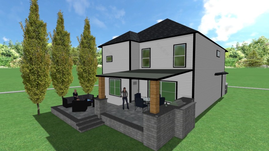 两层户外厨房-4