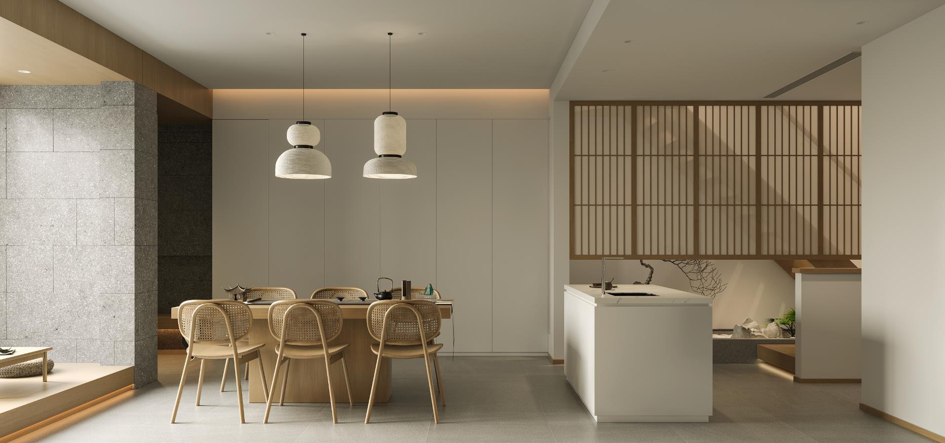 望山居全案设计丨鱼闪闪设计表现-4