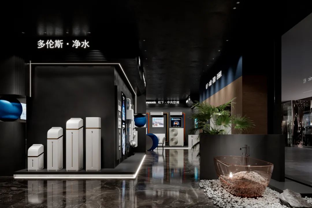 黑暗武士风松下多伦斯暖通展厅丨中国渭南丨周笙笙建筑装饰设计-13