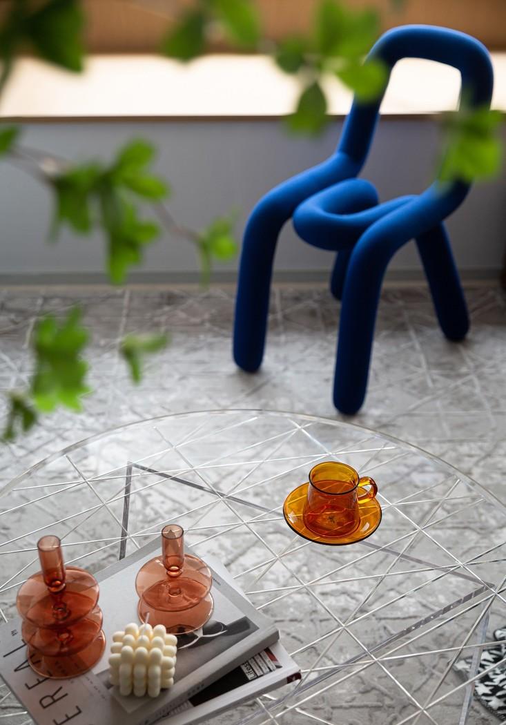 上北设计 | 蓝白之间 | 精装房的艺术变身-0