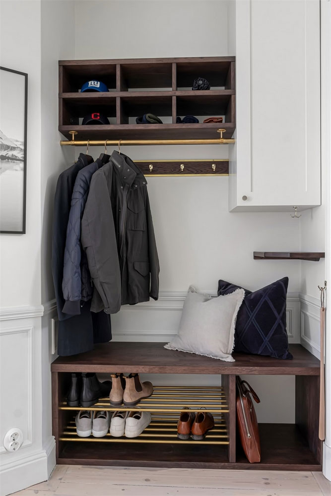 斯德哥尔摩白色砖墙公寓，混搭风格魅力十足-19