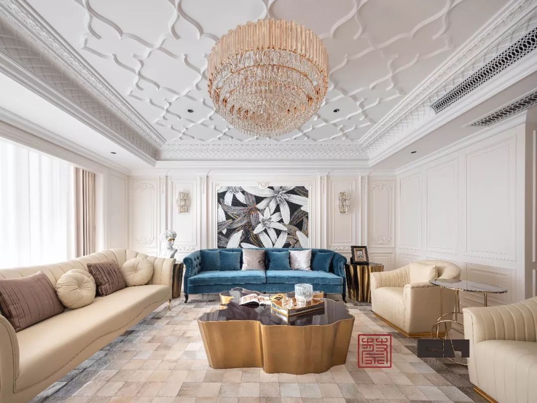 椒江巴黎跨界之中央花园轻奢设计-45