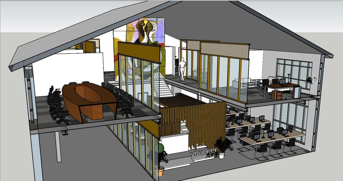 上海宝山智慧园办公室设计展示现代办公空间魅力-18