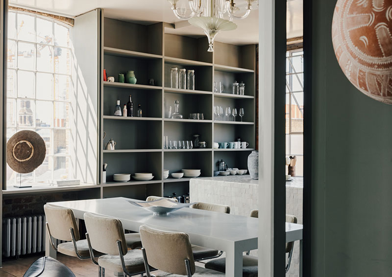 伦敦百年仓库改造的时尚吊床公寓-8