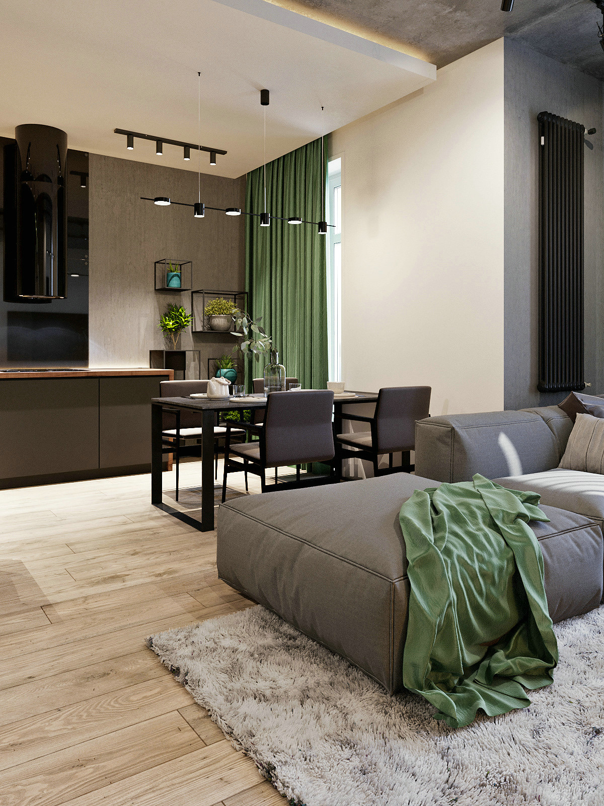 北欧风灰绿设计，展现纯粹魅力-4