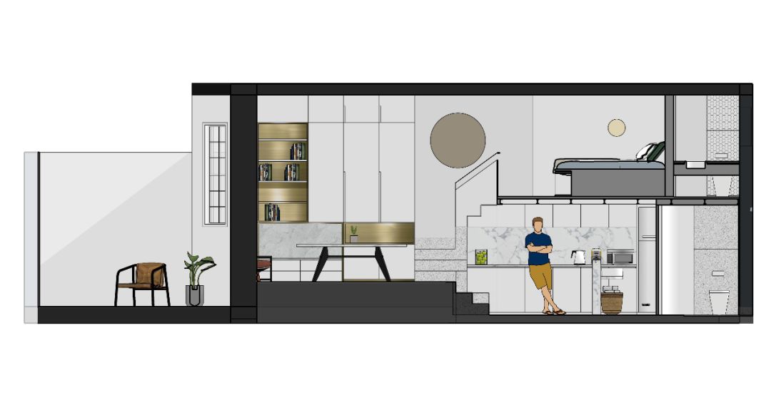 上海里弄老房摩登改造，灵活定义空间-60