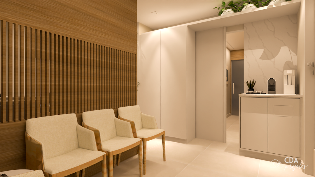 Consultório odontológico moderno e acolhedor | CDA Projetos - Casa das Amigas-2