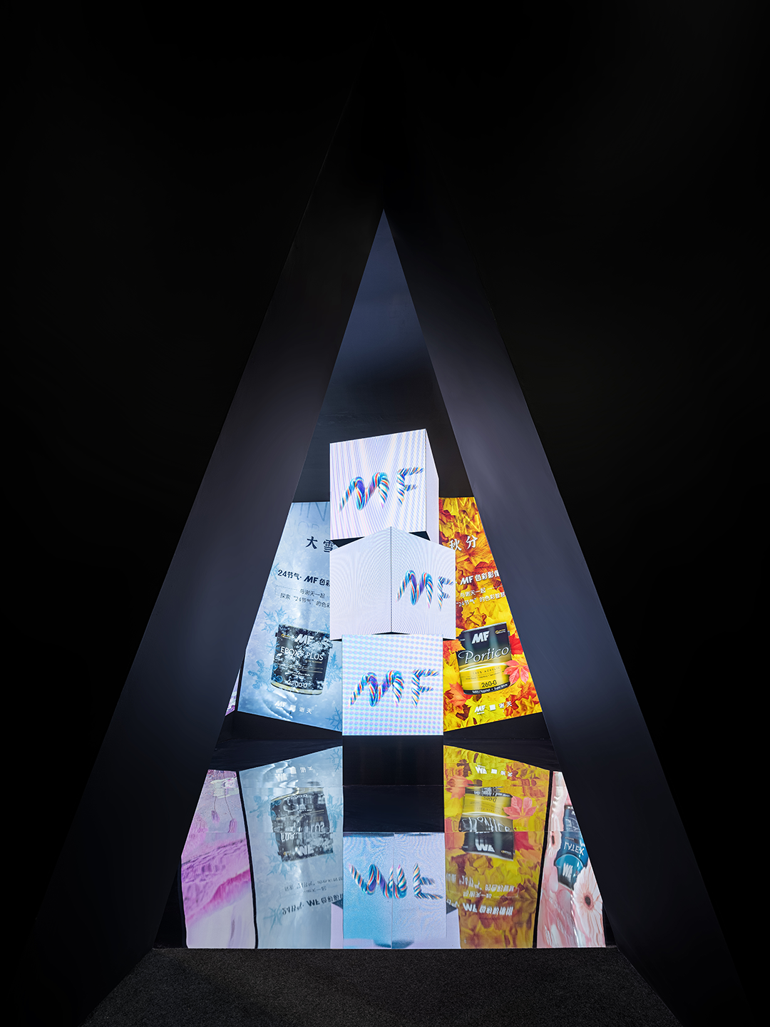 加拿大MF涂料2022广州设计周展厅丨中国广州丨一直建筑设计事务所-54