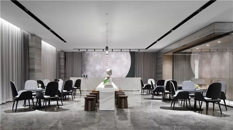 浙江舟山普陀山售楼部,宇宙主题软装设计诠释现代审美-32