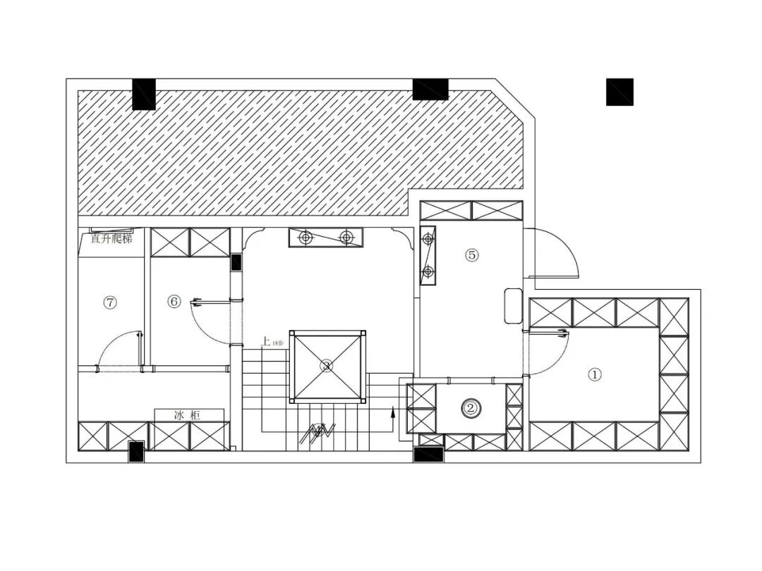 360㎡现代风|市心府：木中藏雅，无序藏奢-74