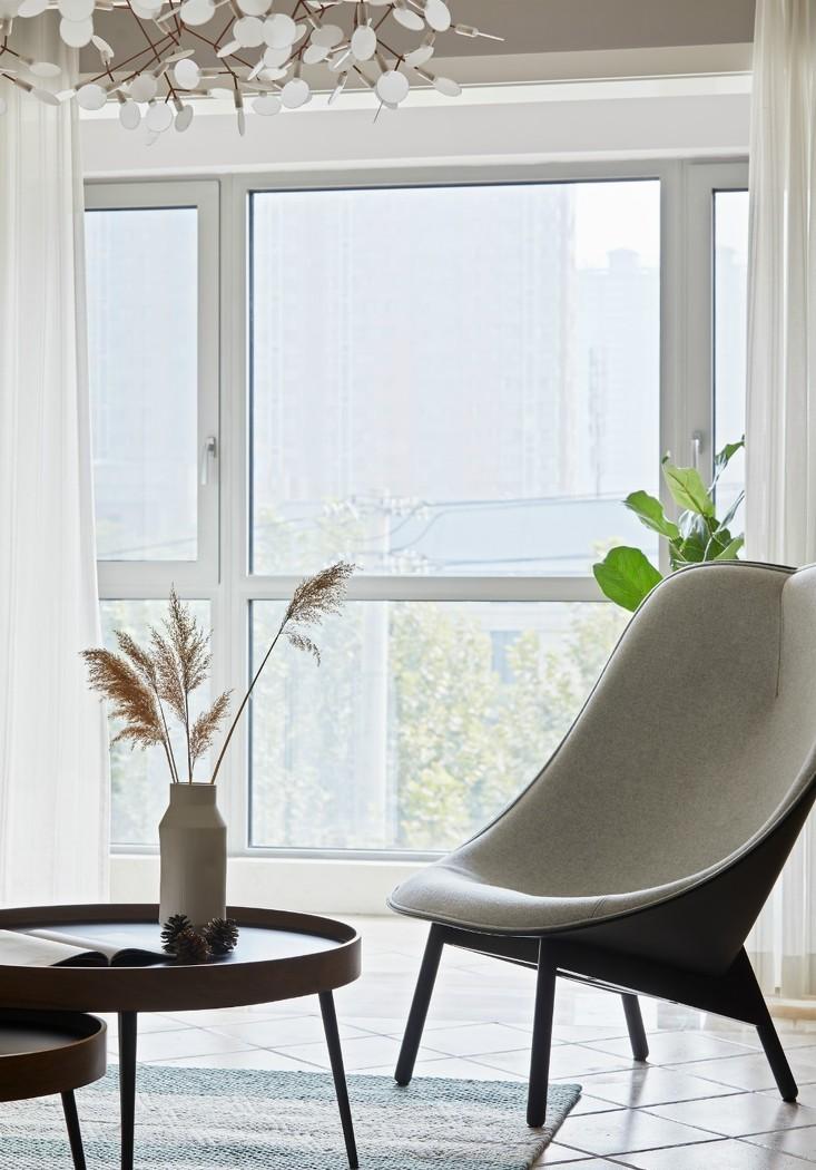 西安领作空间设计 | 复古北欧美宅的精装小改造-3