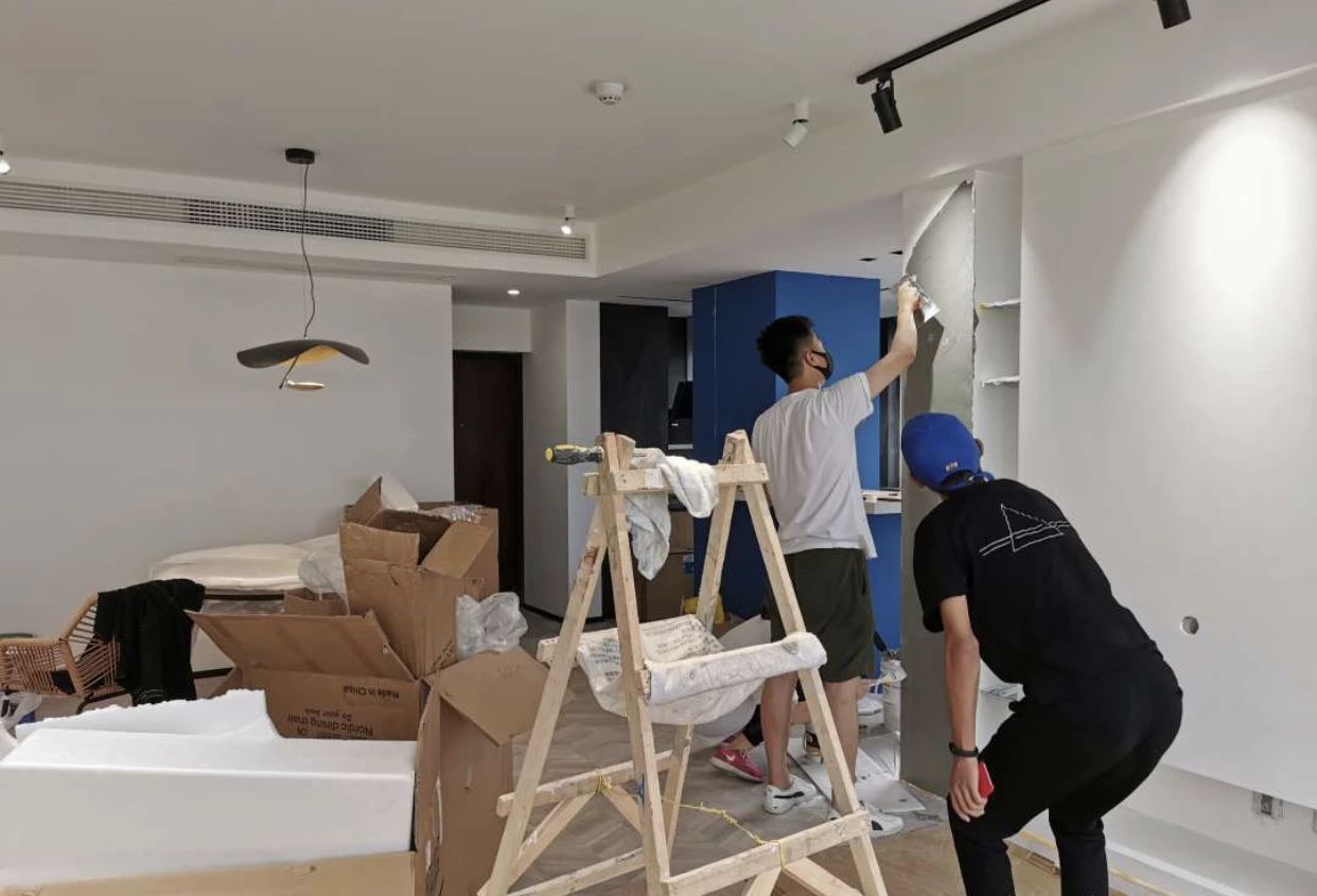 军人夫妻的硬朗现代轻工业风之家-20