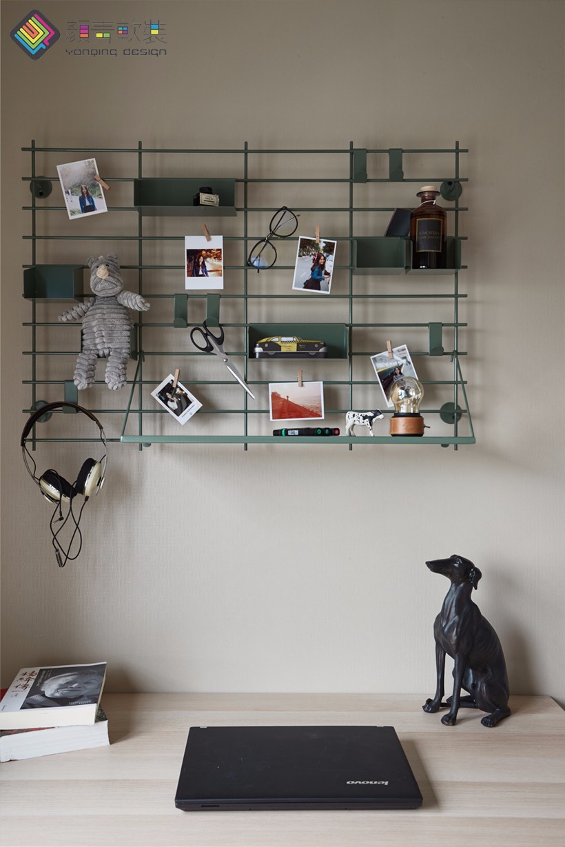 “色”非色——100m²现代美式混搭风住宅  辰佑-颜青软装-24