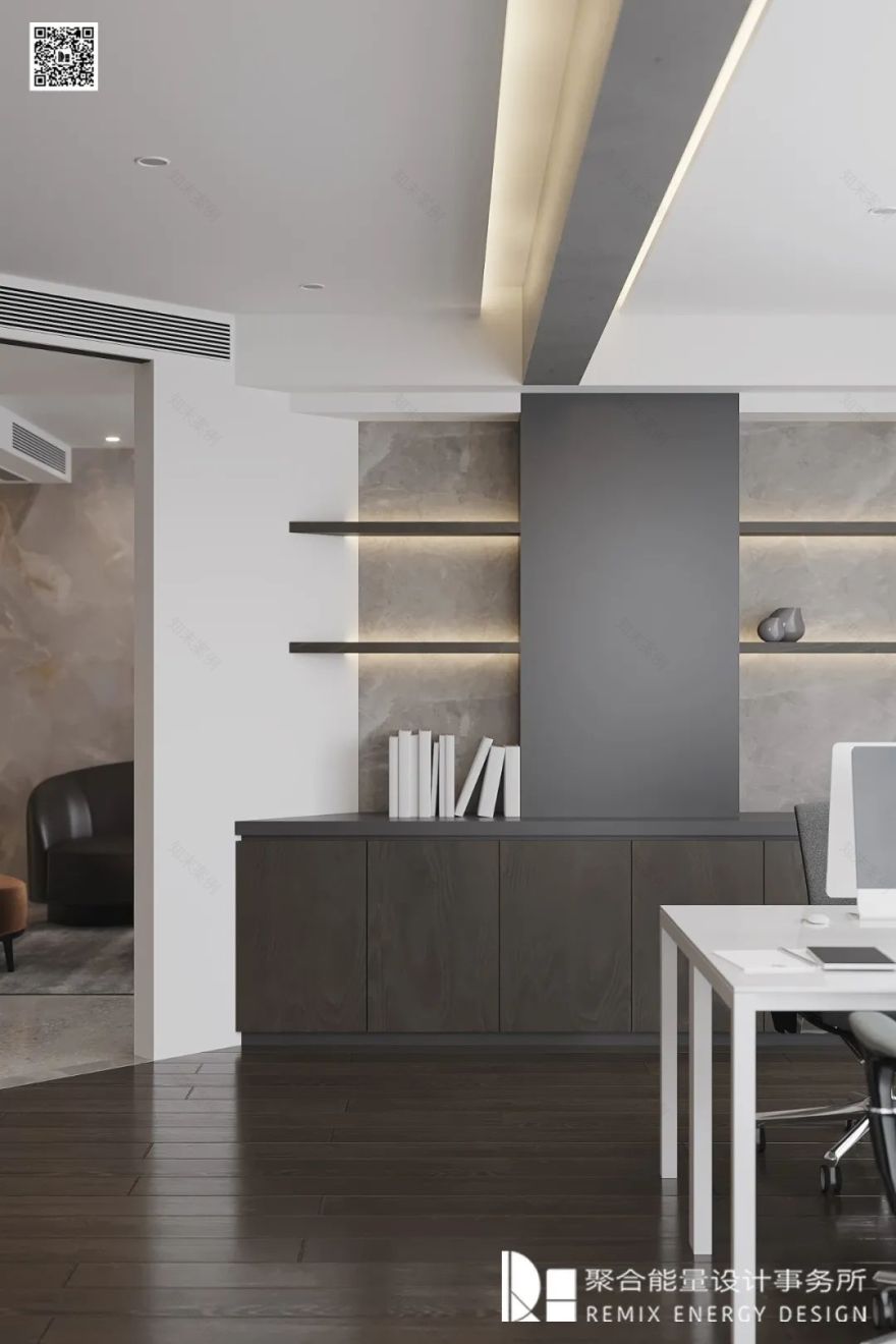 浙江丽水金融办公空间 | 动静明暗的和谐分割-15