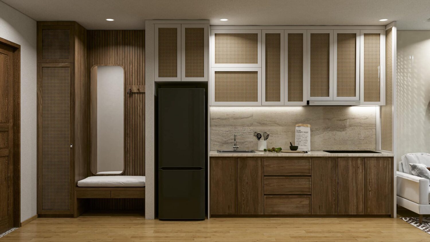 7478. Free Sketchup Apartment Interior Model Download-8