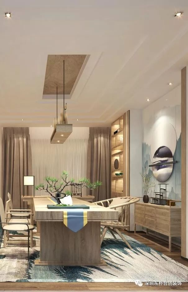 贵阳观府壹号顶层复式 | 现代中式自然唯美风-32