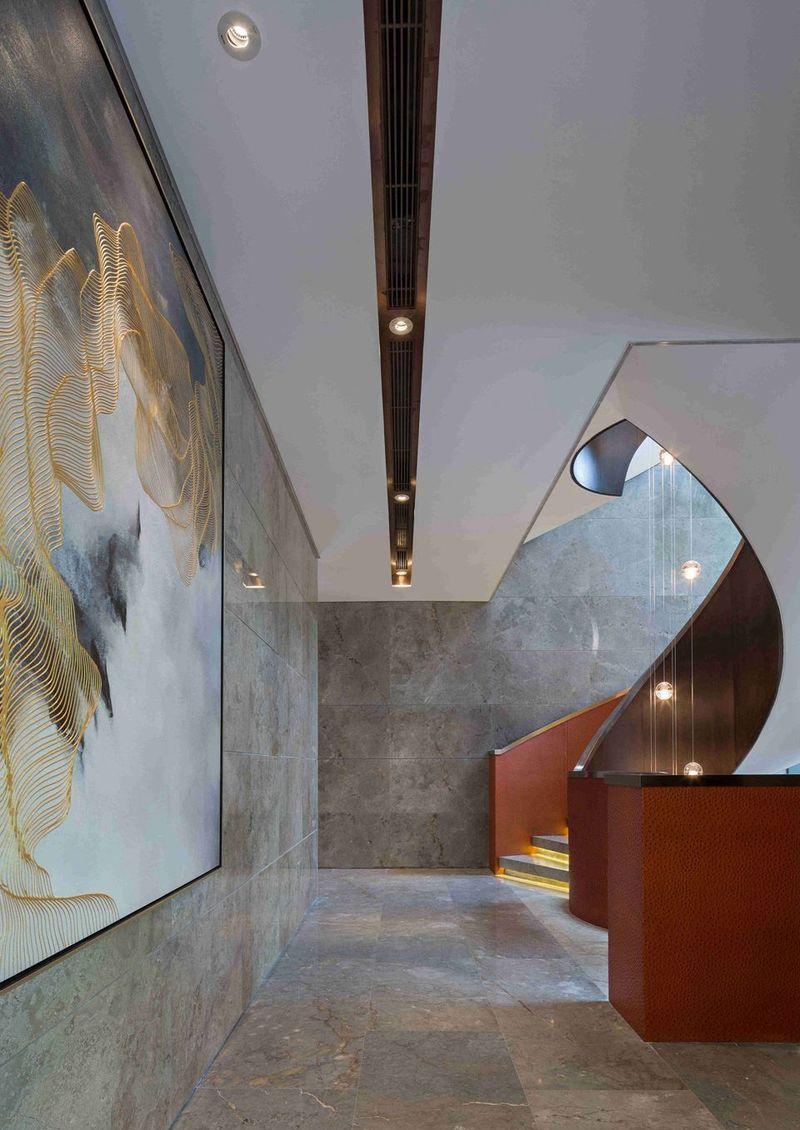 新浦江城十号院现代轻奢别墅设计-19