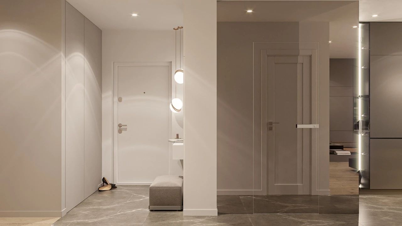 现代简洁的轻奢公寓-17