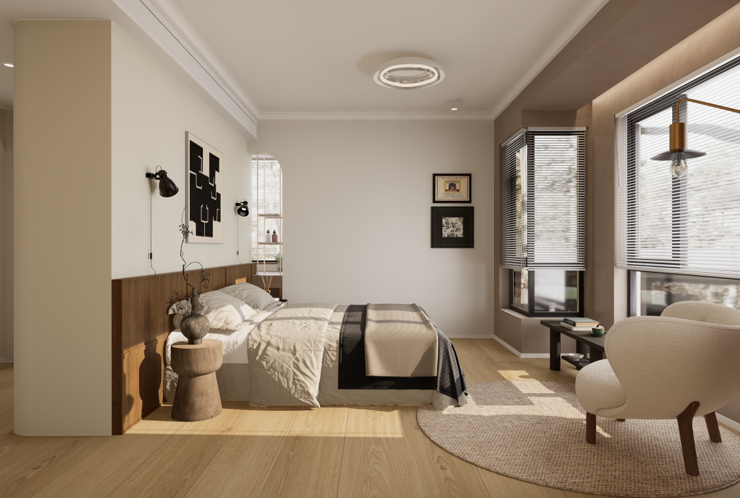 东莞万科城市高尔夫花园轻法 · 中古风设计丨中国东莞丨DP 设计-51