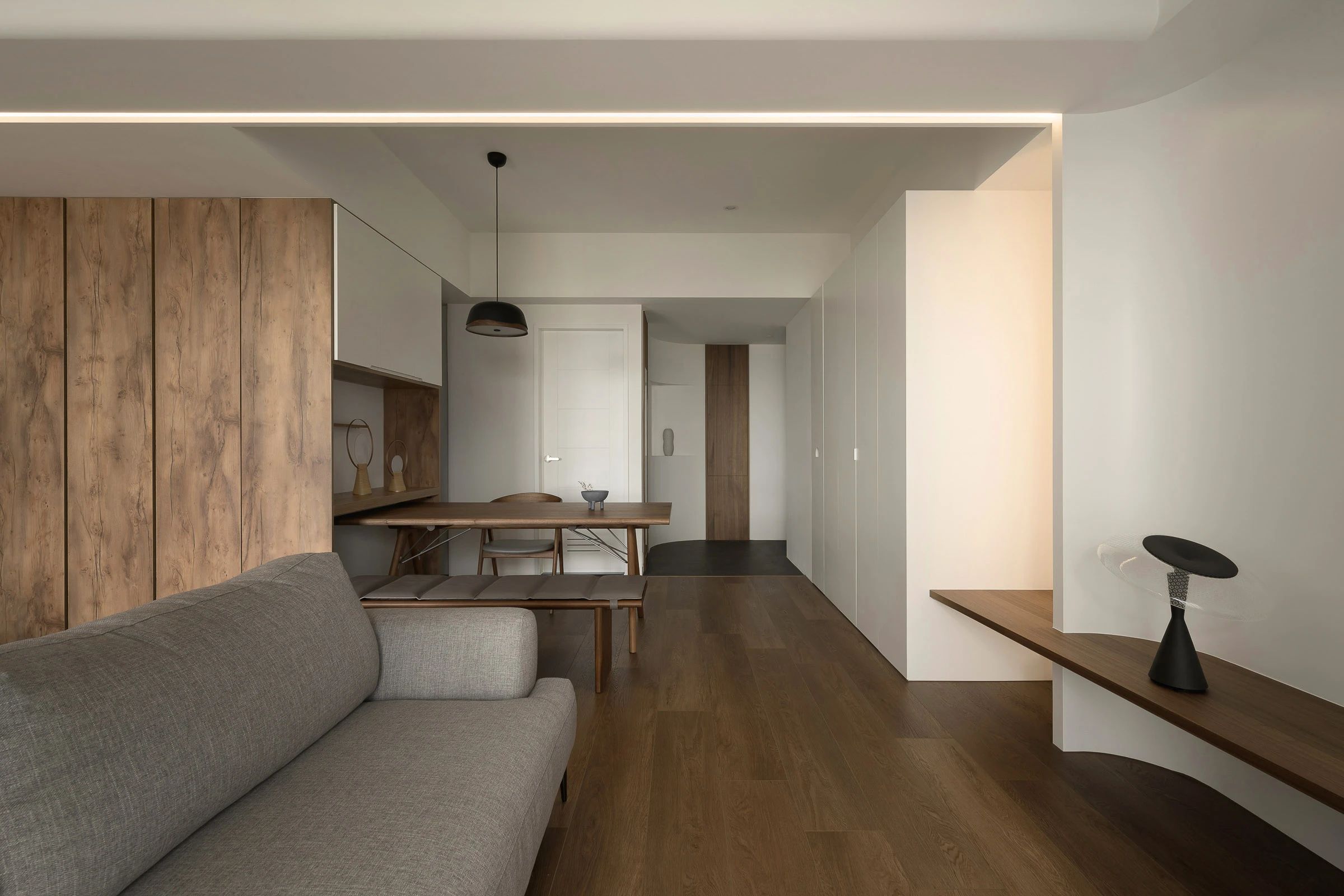 温润奶油风居家空间丨寓子设计-66