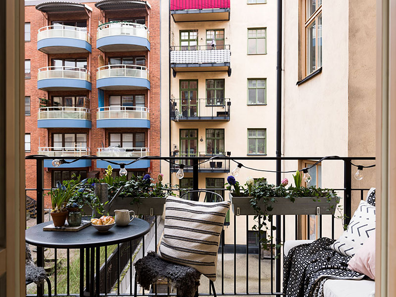 斯德哥尔摩温馨公寓 | 陶瓷板墙饰与经典装饰的完美结合-13