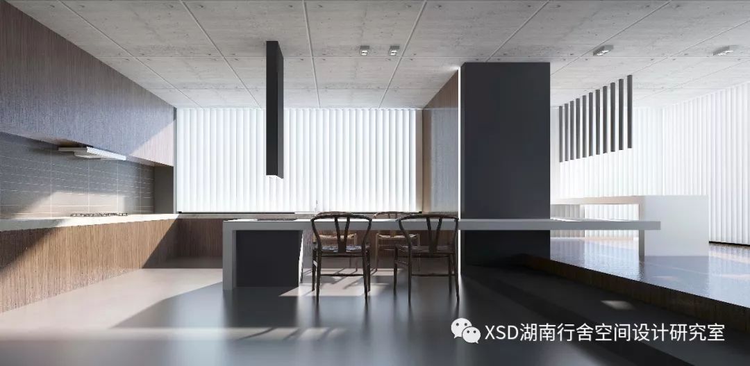 《融合》——现代简约挑空复式,自然生活与工作的完美结合-31