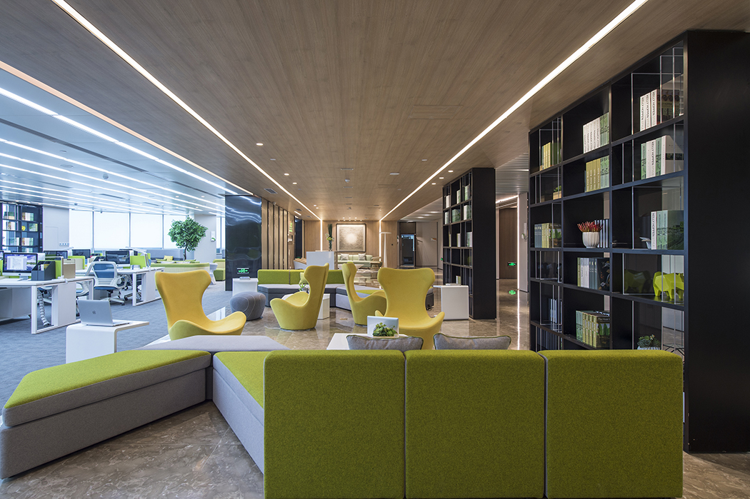 香榭蒂新作丨自然平衡，知识共享时代的智慧办公空间 — 济南绿地国金中心-22