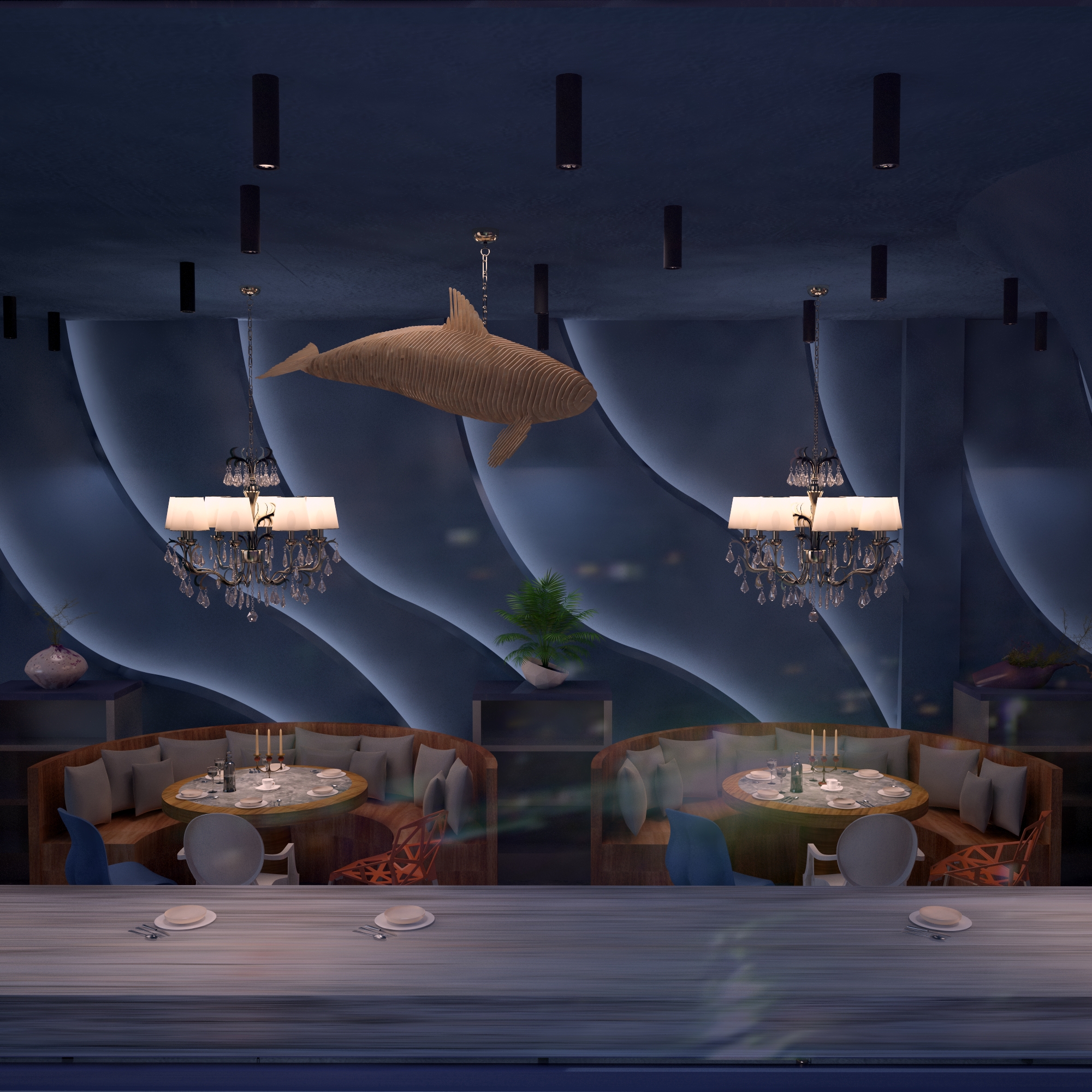 渔鱼生餐饮空间设计-6