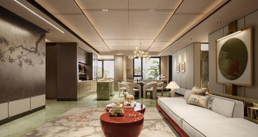 河北沧州天成御水澜湾198户型丨中国河北丨广州杜文彪装饰设计有限公司(精装),北京靳朝晖设计有限公司(软装)-17