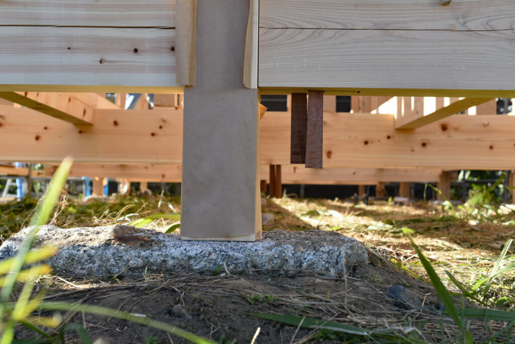 根の上の石場建て８　建前丨水野设计室-80