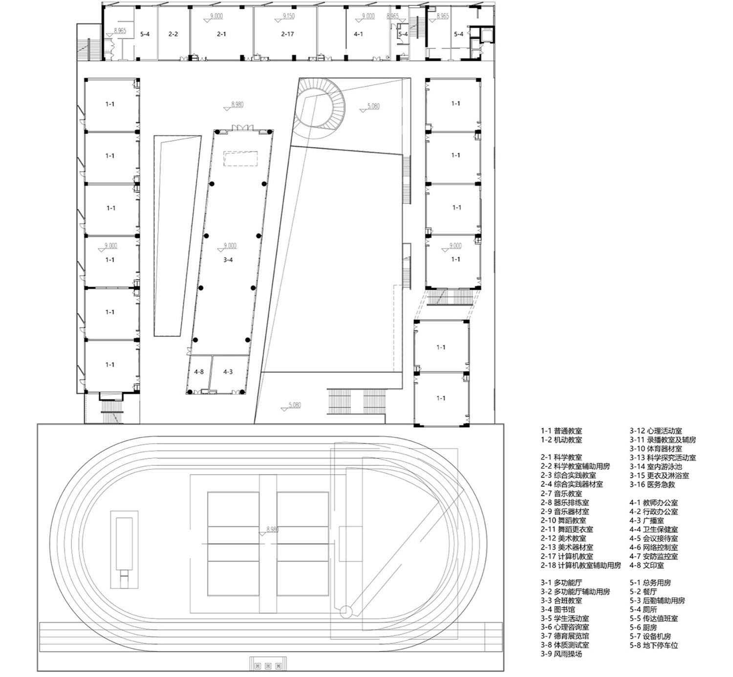 深圳福田绿洲小学丨中国深圳丨悉地国际东西影工作室-130