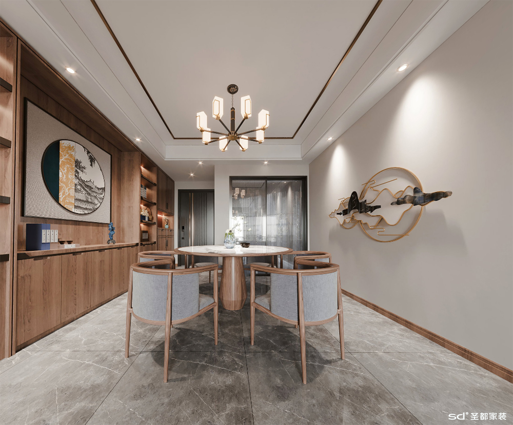 东阳凯越公馆新中式家居设计丨中国浙江丨圣都家居装饰有限公司-9