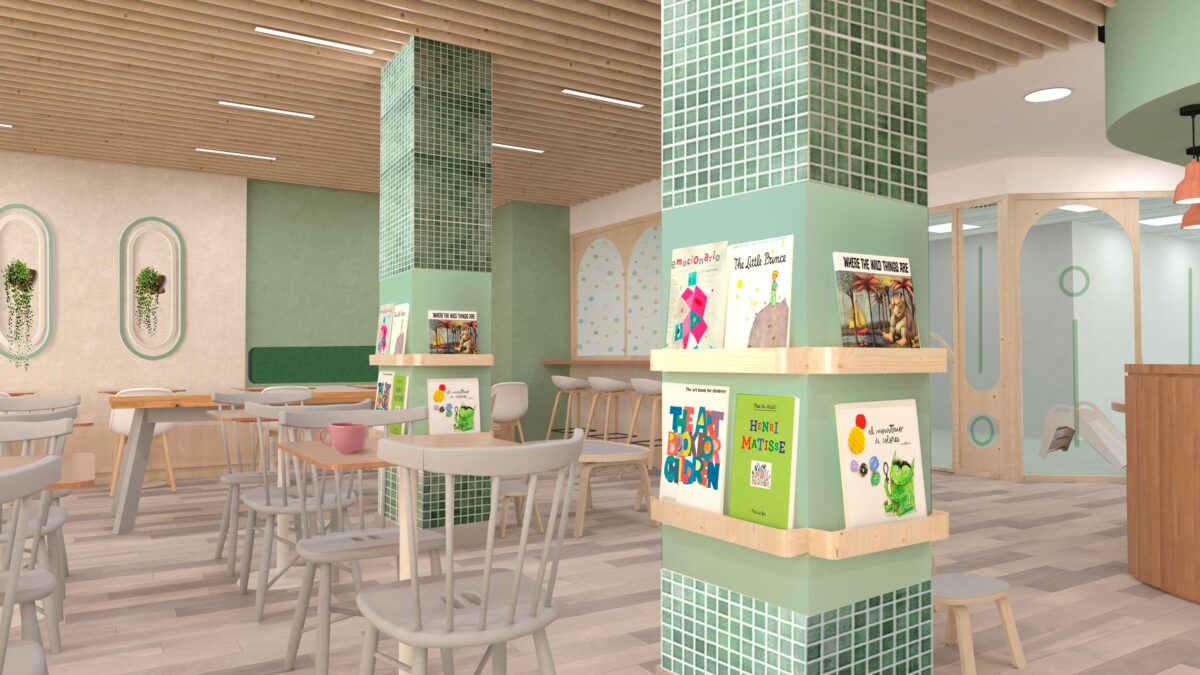 拉蒂布亲子咖啡游乐办公空间

注：LA TRIBU可音译为拉蒂布 ，KIDS & COFFEE体现了有孩子也有咖啡的场景，PlayOffice可理解为既可以玩耍又可以办公的空间，整体组合成上述翻译 -11