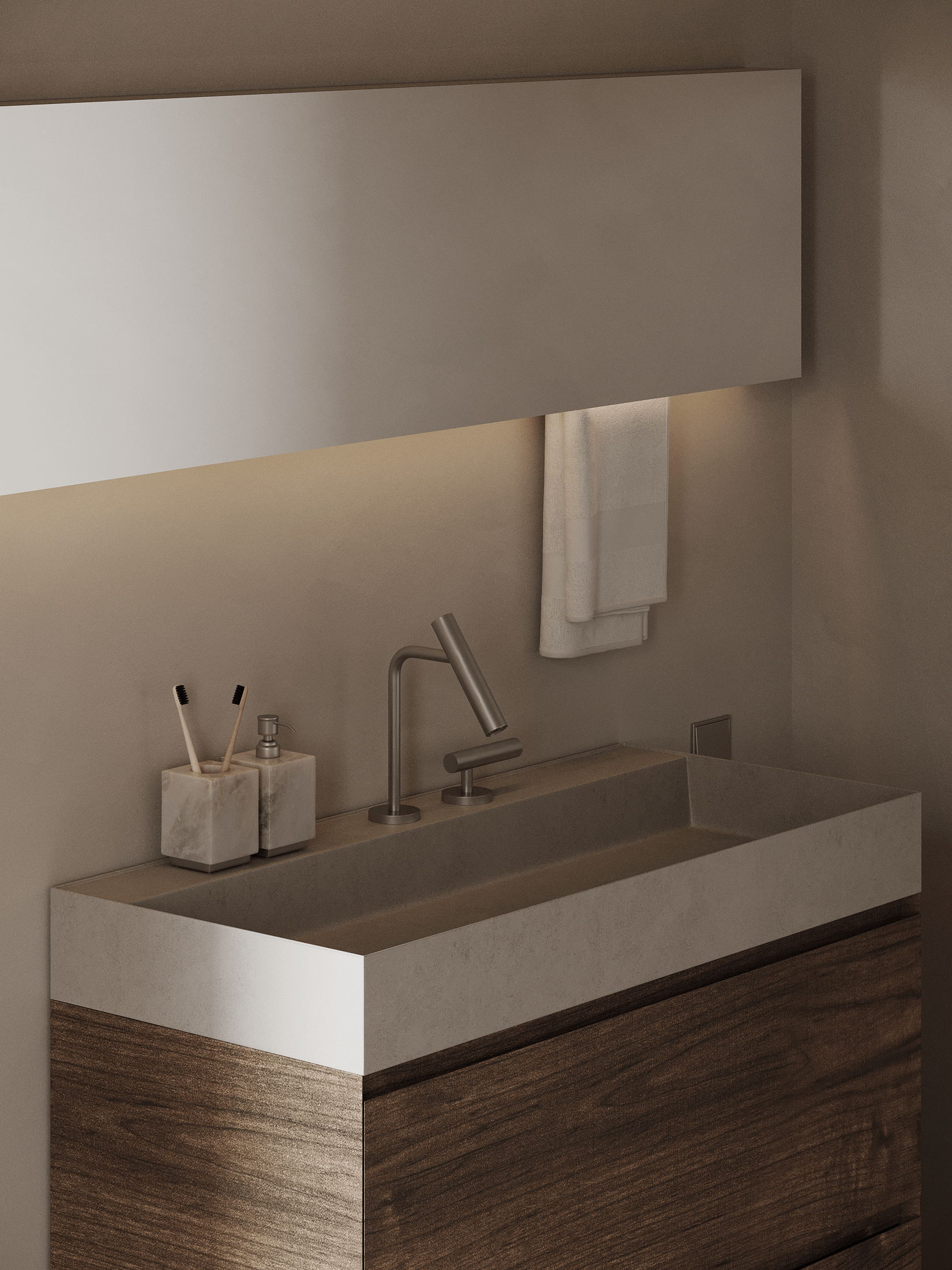 中性色系公寓设计 这也太高级了吧-27