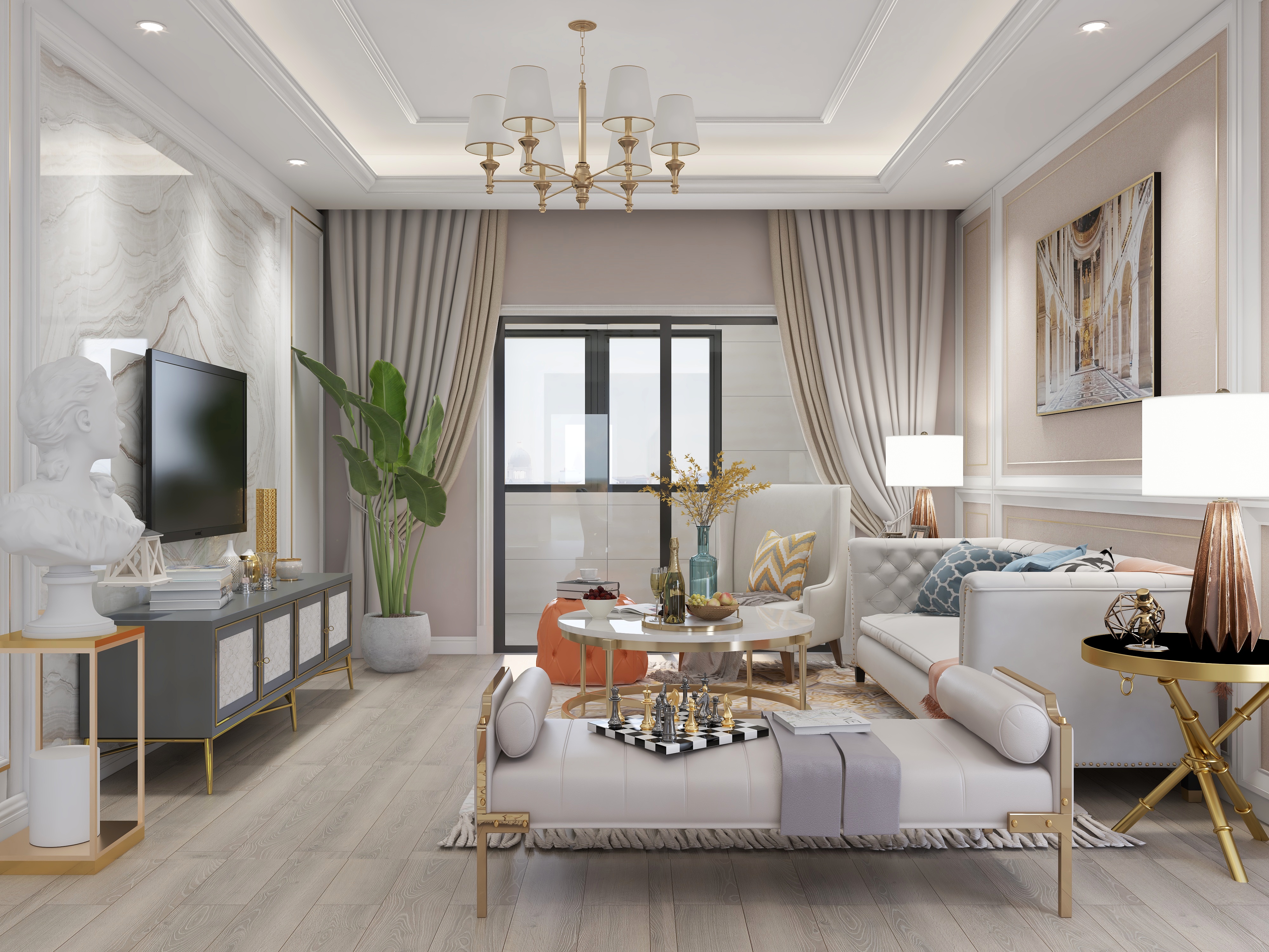 《十行红笺》美式轻奢风，温馨柔美金属质感-9