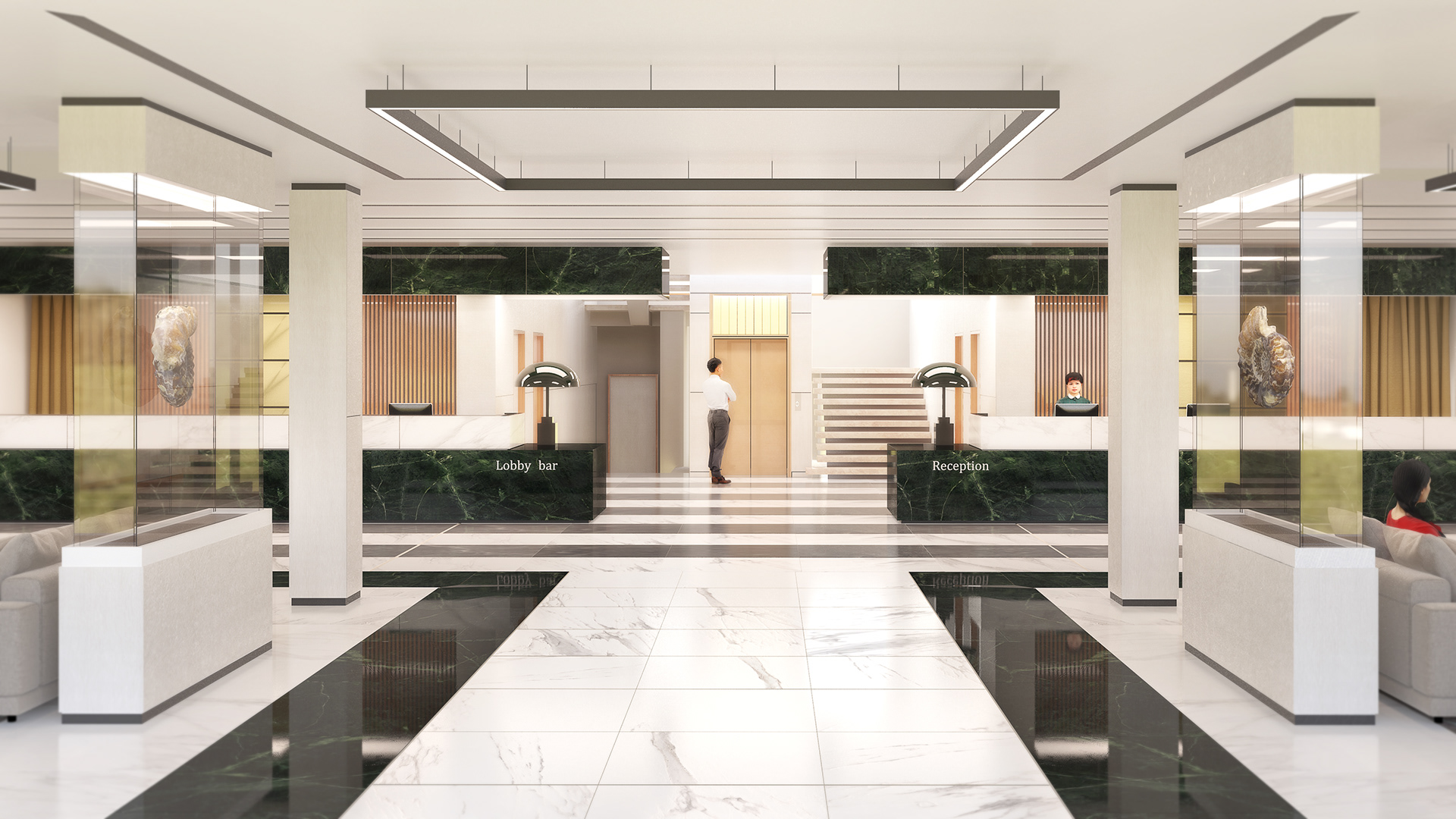 Вестибюль гостиницы-6