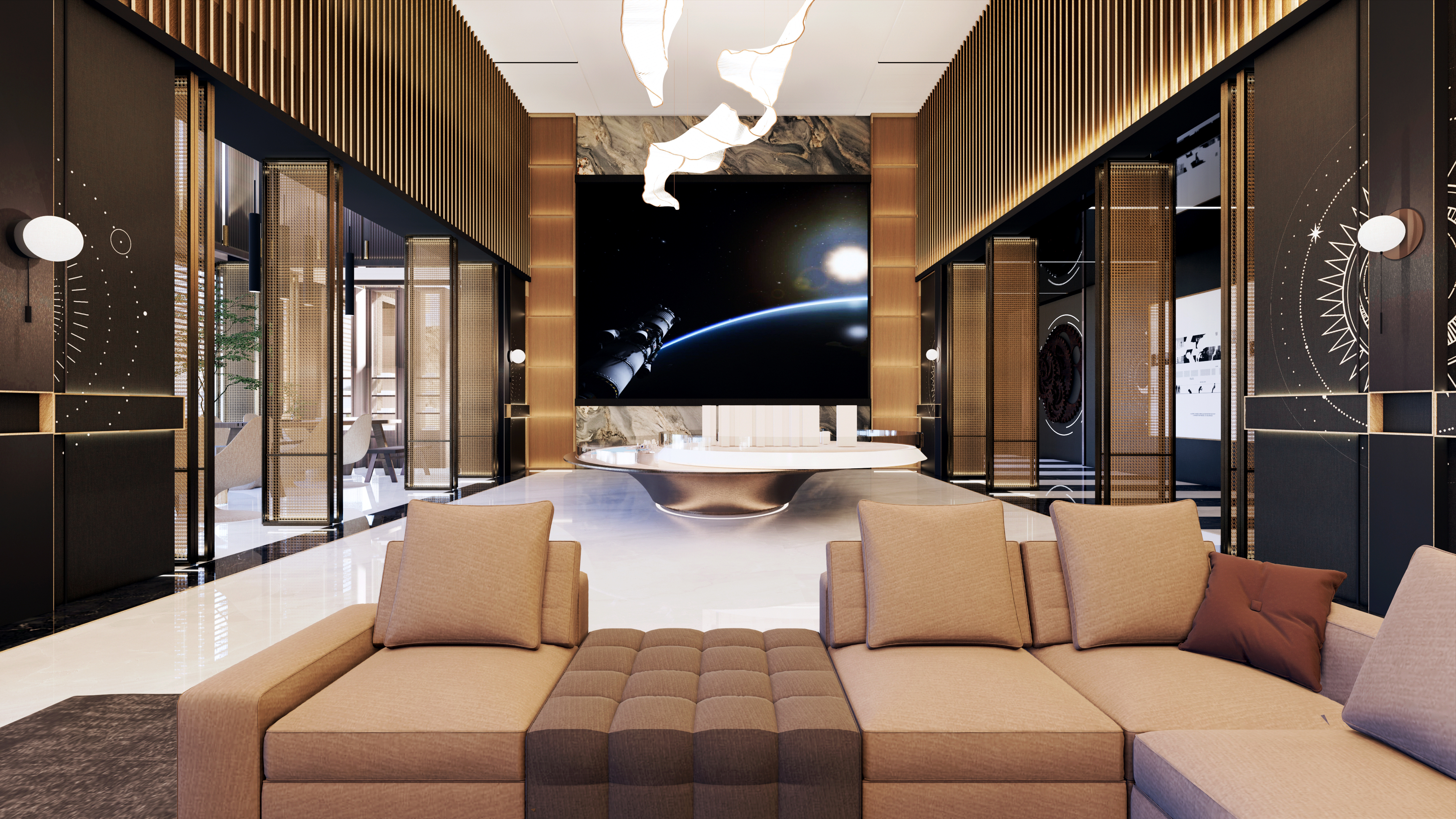 逾林售楼处丨深朴悦设计-14