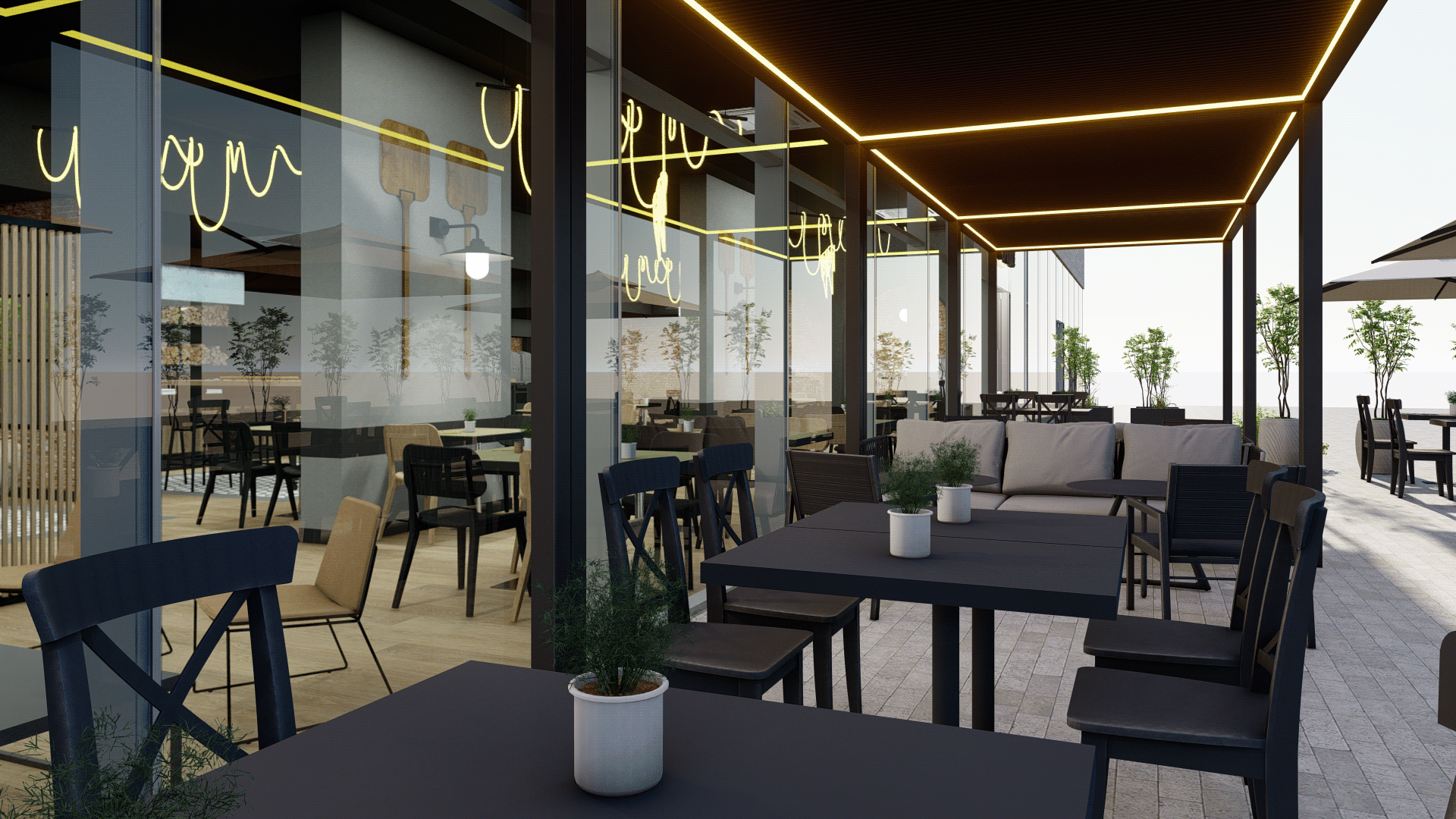 Atelier Domh 披萨店室内设计-28