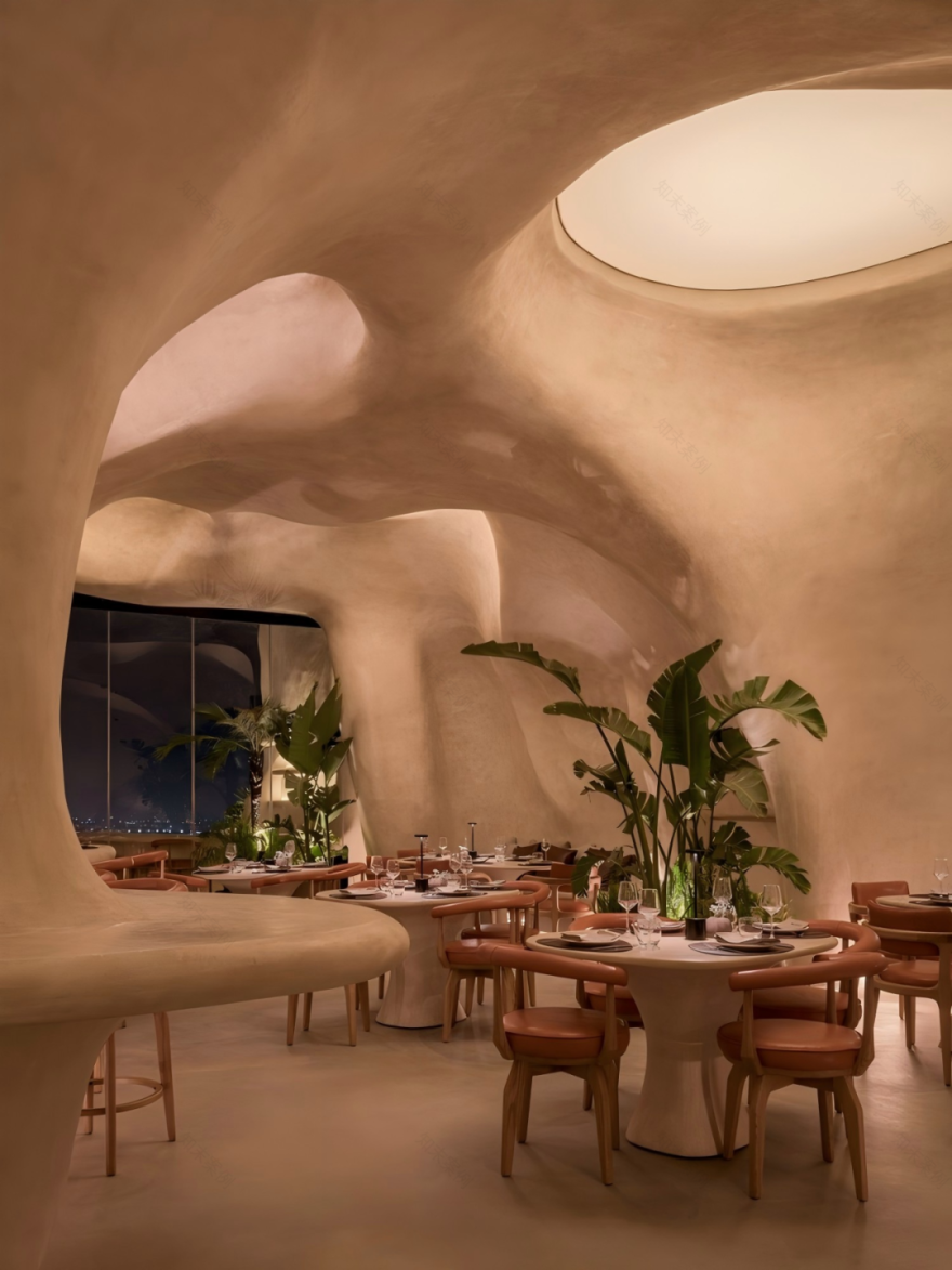 洞穴风餐厅丨蜂宿设计-29