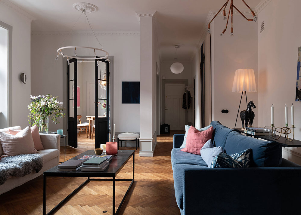独特的斯堪的纳维亚风格公寓设计-4