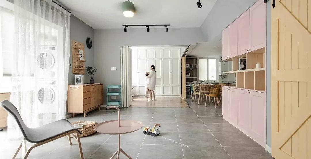 72㎡老破小改成“大平层”学区房  武汉邦辰设计-0