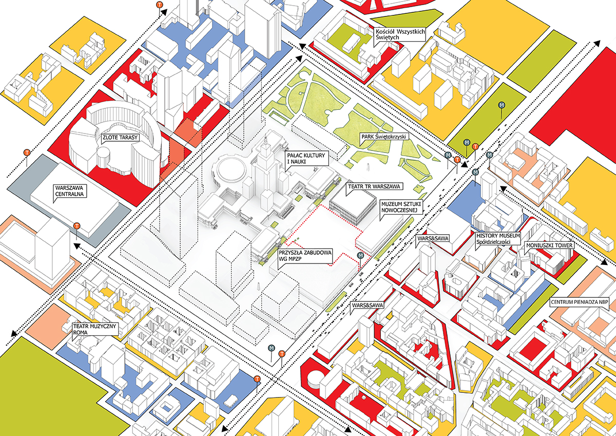 波兰华沙中央广场——灵动的城市舞台-27