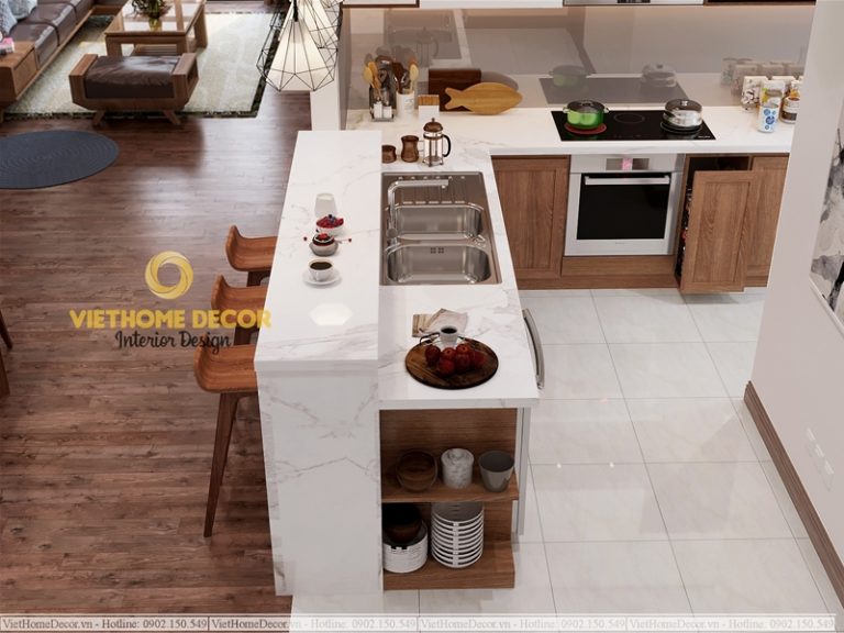 外交团公寓室内设计与施工项目丨越南河内丨Viet Home Decor-8