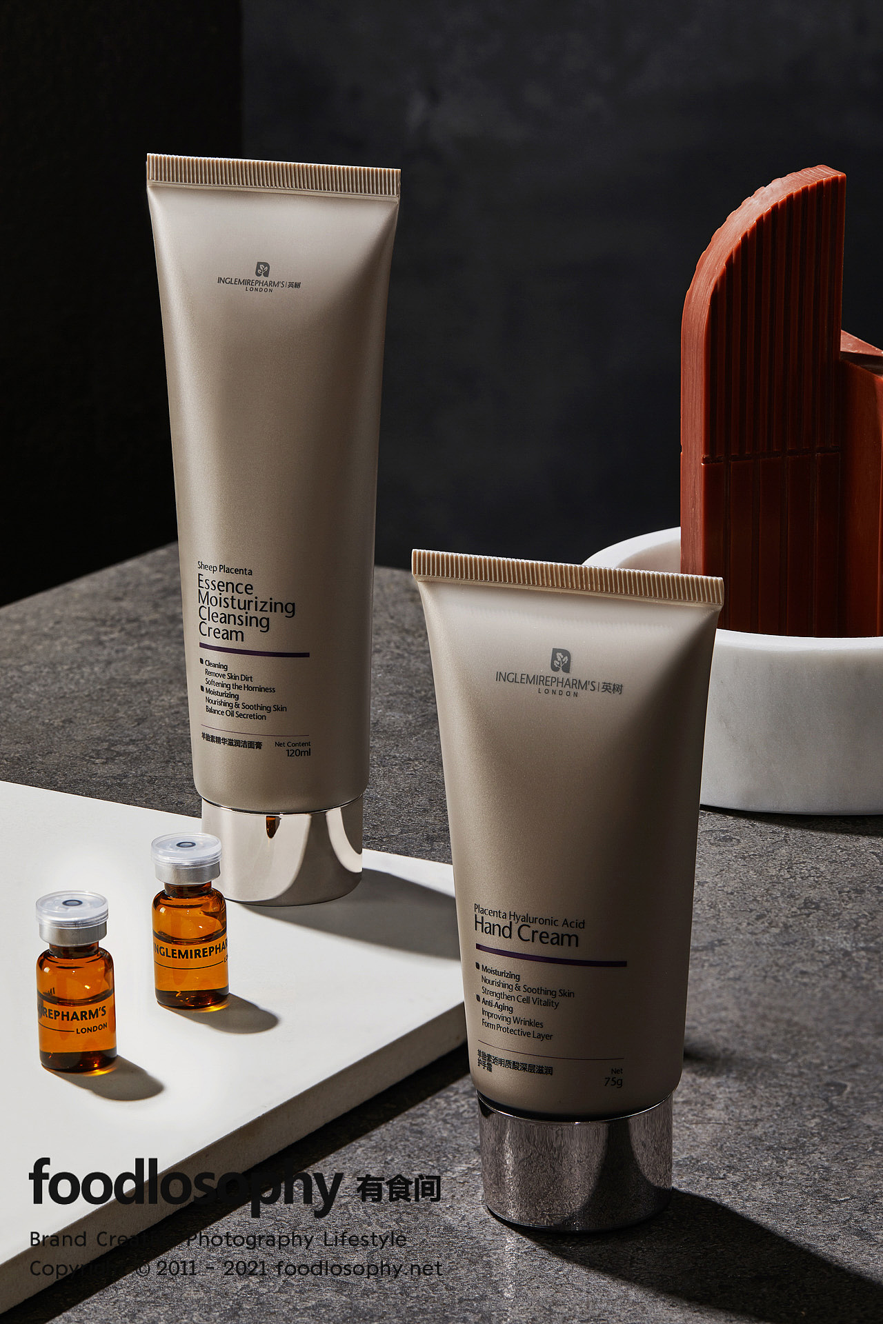 英树 × 有食间｜一组精致高雅氛围的护肤品创意拍摄-4