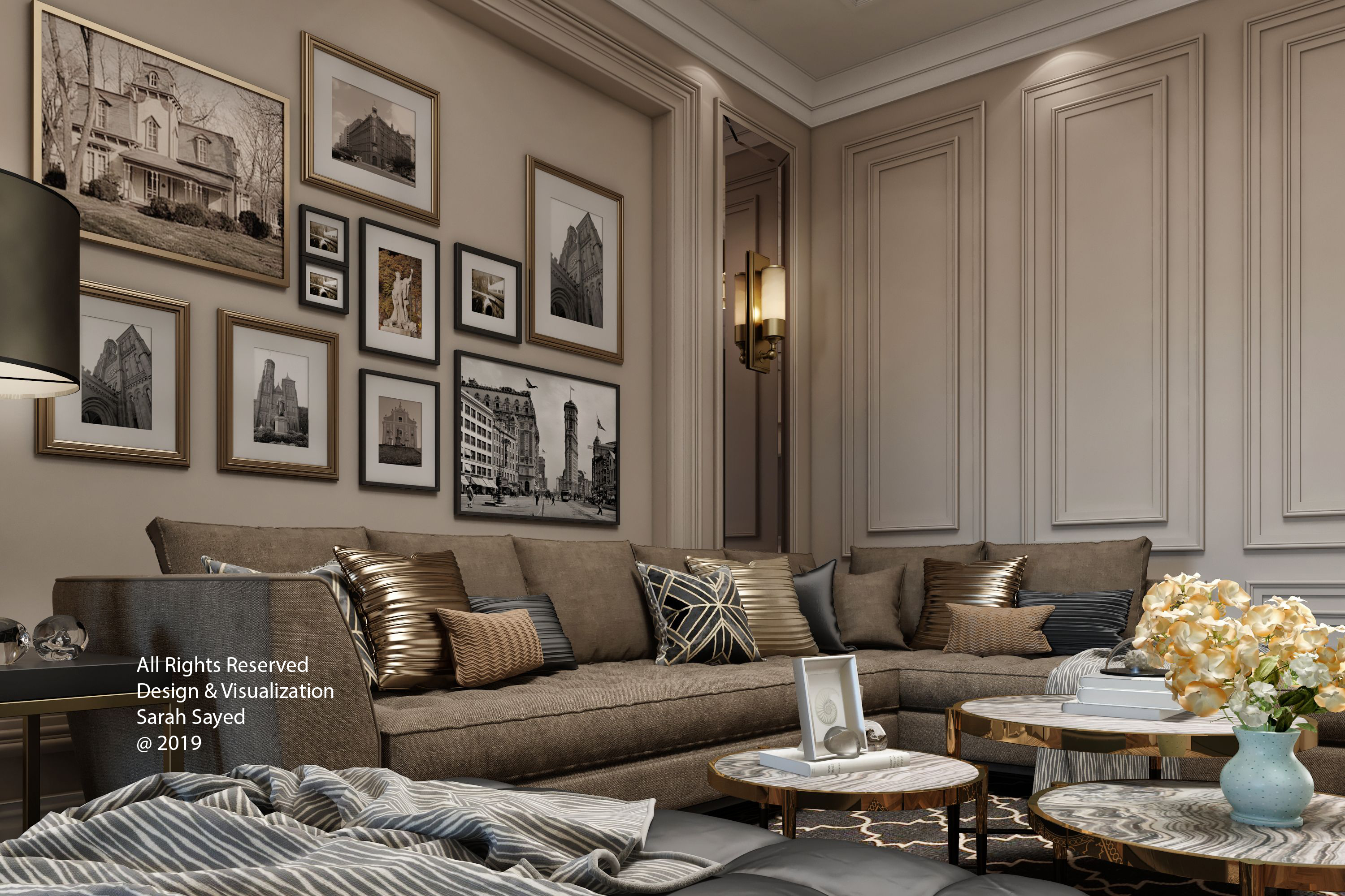 新古典主义卧室丨阿联酋丨Distance Studio Consultants-8